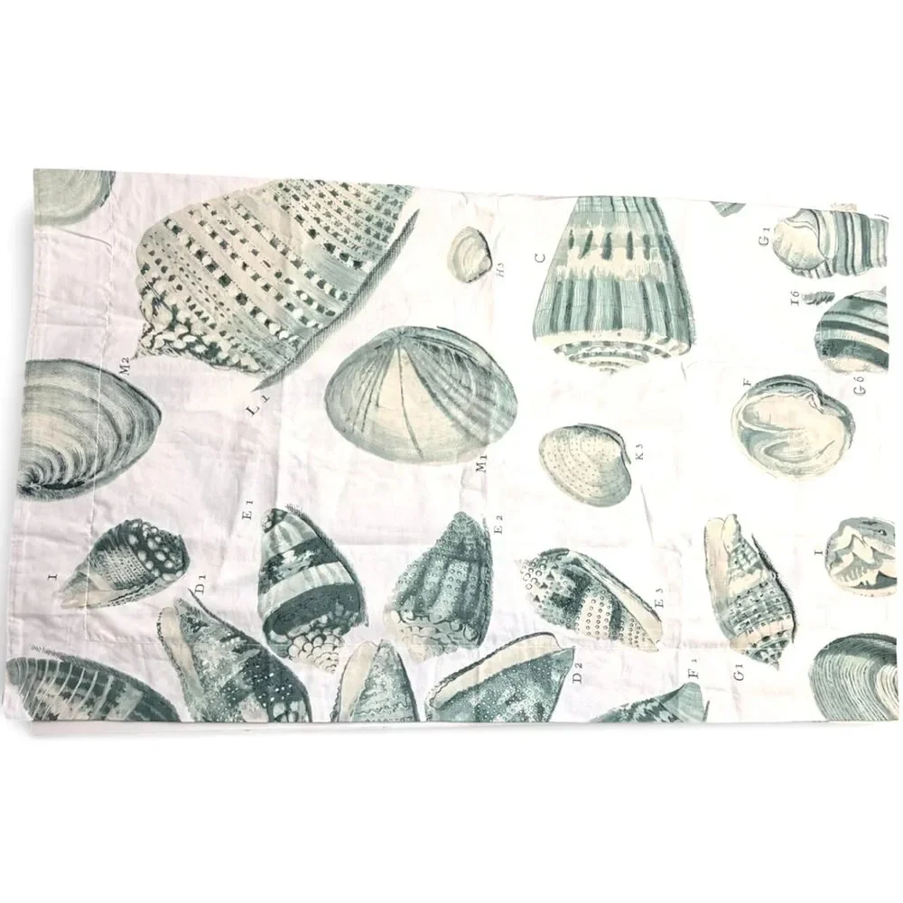 Pottery Barn Freeport Sea Shell 100% Organic Cotton Standard Pillow Sham 200TC